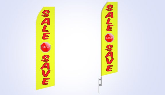 Sale Save Stock Flag - 16ft