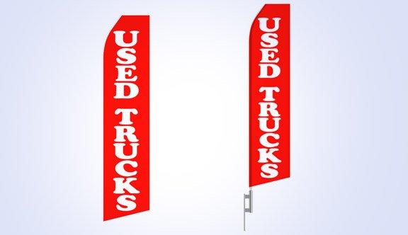 Used Truck Stock Flag - 16ft