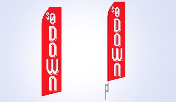 $0 Down Stock Flag - 16ft