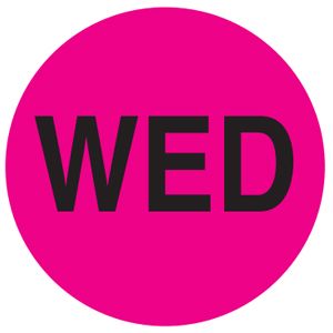 Wednesday Labels - 2"