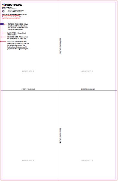 Find a Printing Template :: Printpapa com