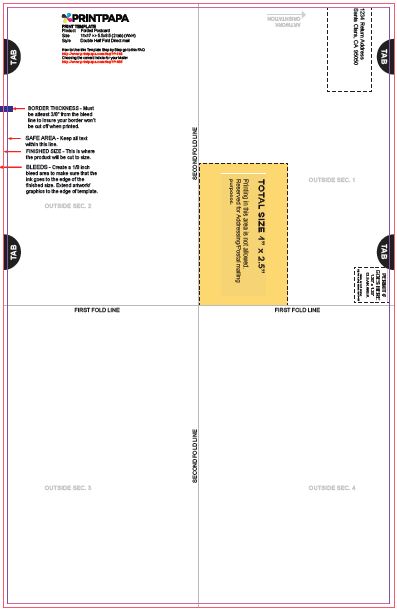 Find a Printing Template :: Printpapa com