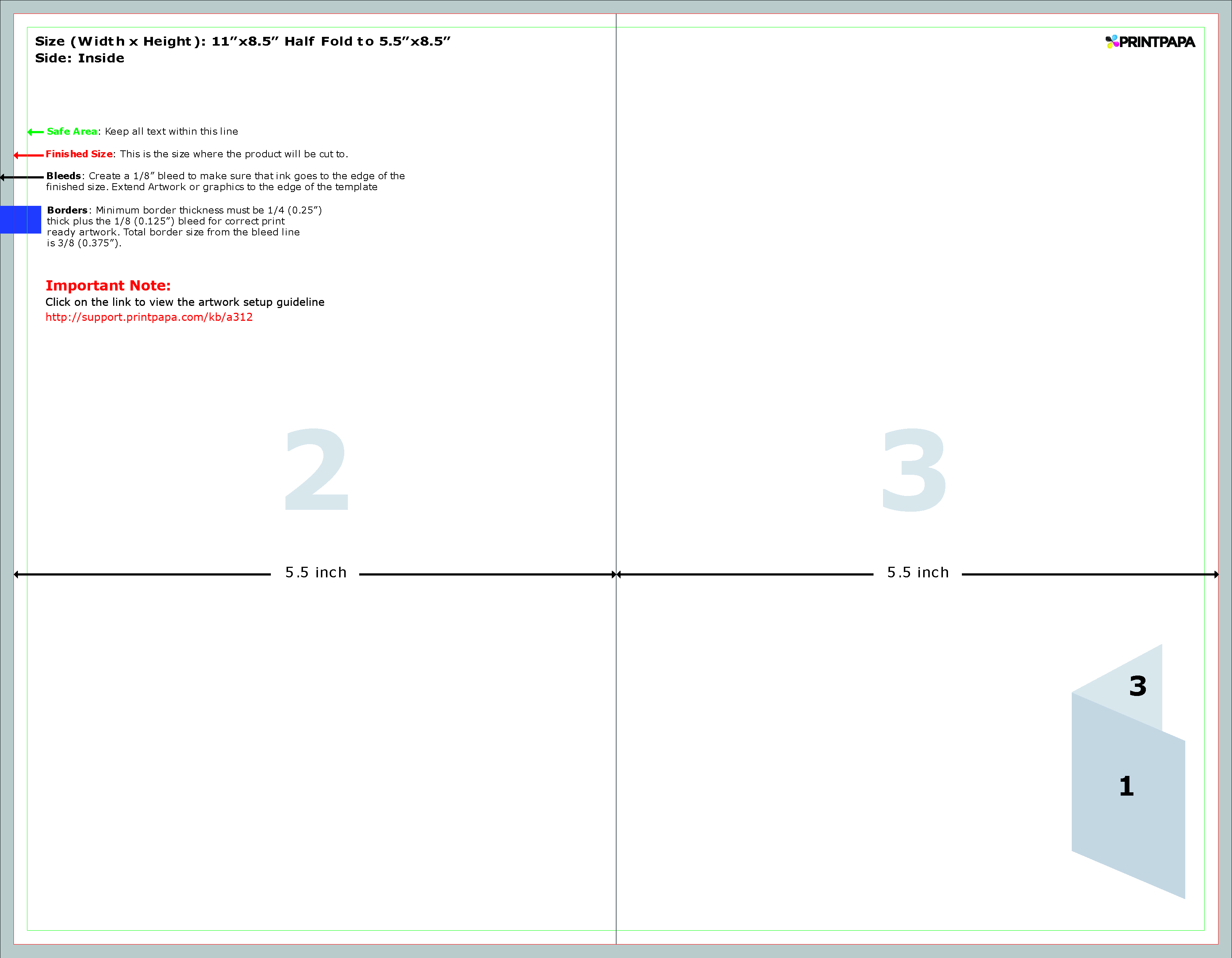 find a printing template printpapa com half fold then tri fold brochure template