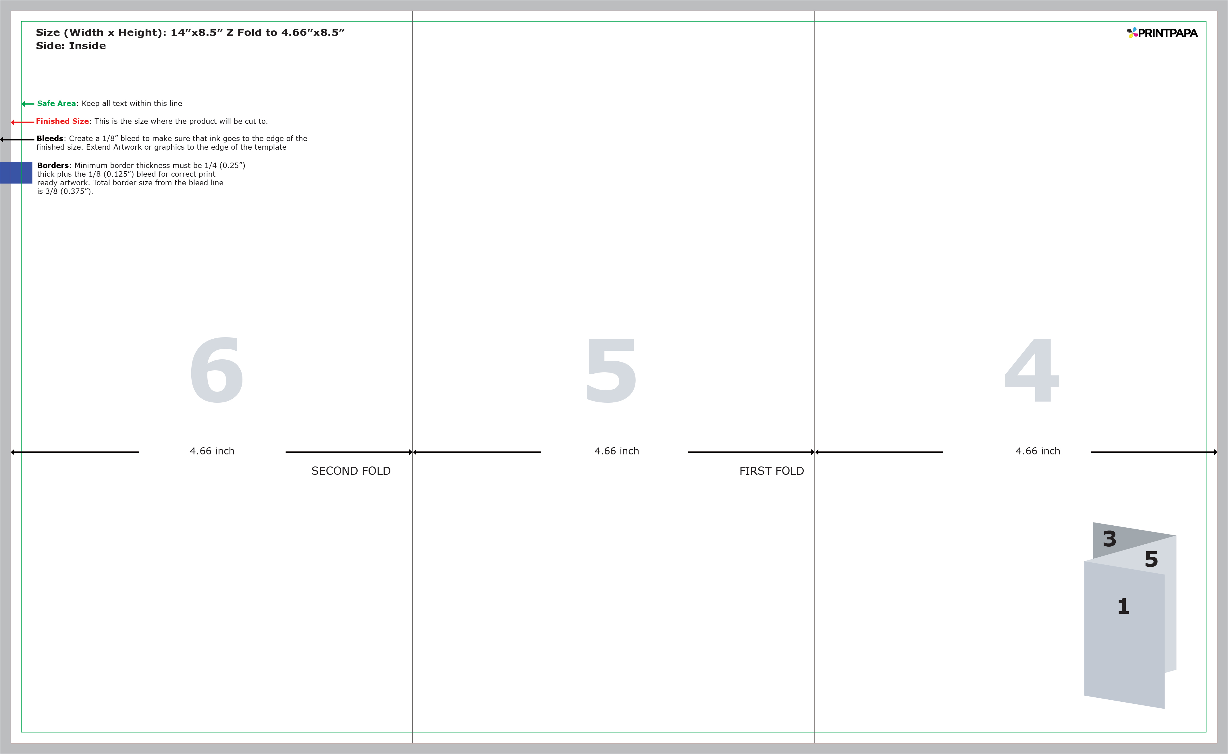 Find a Printing Template :: Printpapa.com